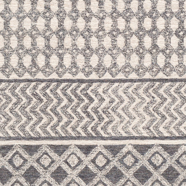 Livabliss Maroc Hand-tufted Wool Accent Rug with Global Geometric Pattern for Entryways Light Beige, Oa 2'6" x 6' MAR2305-266