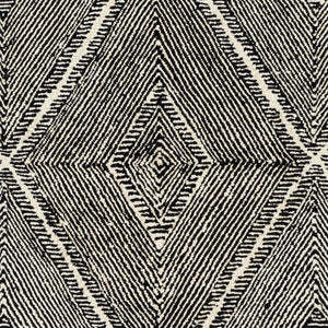 Livabliss Maroc Hand-tufted Wool Area Rug Global Motif for Living Room Bohemian Decor Black, Cream 8' x 10' MAR2322-810