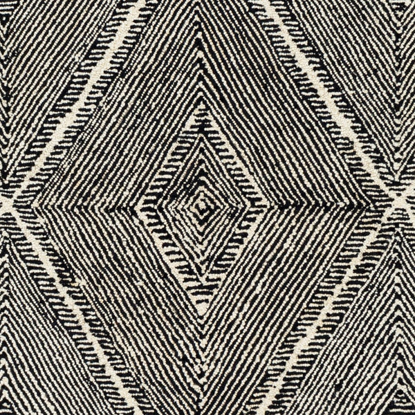 Livabliss Maroc Hand-tufted Wool Area Rug Global Motif for Living Room Bohemian Decor Black, Cream 8' x 10' MAR2322-810