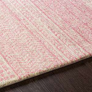 Surya Maroc Handmade 2' X 3' Wool Area Rug – Global Style, Textured Comfort, Crafted In India For Your Home Rose Wool Mar2324-23