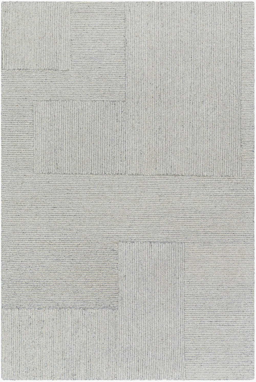 Livabliss Maroc Hand Tufted Wool Accent Rug Tribal Geometric Pattern for Entryway or Bedside Medium Gray, Cr 8'10" x 12' MAR2329-81012
