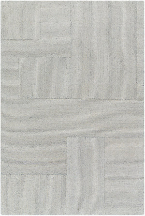 Livabliss Maroc Hand Tufted Wool Accent Rug Tribal Geometric Pattern for Entryway or Bedside Medium Gray, Cr 8'10" x 12' MAR2329-81012