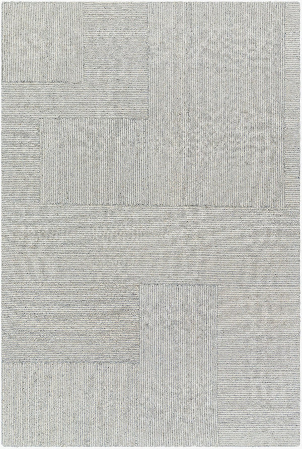 Livabliss Maroc Hand Tufted Wool Accent Rug Tribal Geometric Pattern for Entryway or Bedside Medium Gray, Cr 8'10" x 12' MAR2329-81012