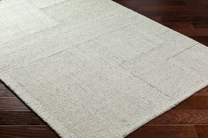 Livabliss Maroc Hand Tufted Wool Accent Rug Tribal Geometric Pattern for Entryway or Bedside Medium Gray, Cr 8'10" x 12' MAR2329-81012