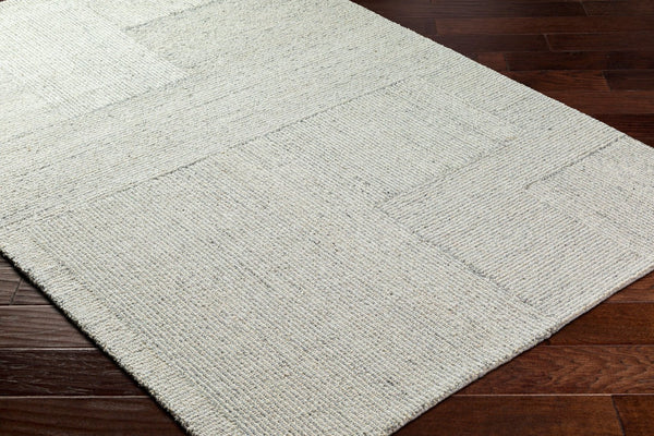 Livabliss Maroc Hand Tufted Wool Accent Rug Tribal Geometric Pattern for Entryway or Bedside Medium Gray, Cr 8'10" x 12' MAR2329-81012