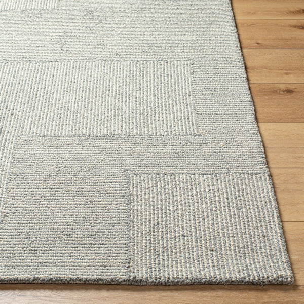 Livabliss Maroc Hand Tufted Wool Accent Rug Tribal Geometric Pattern for Entryway or Bedside Medium Gray, Cr 8'10" x 12' MAR2329-81012