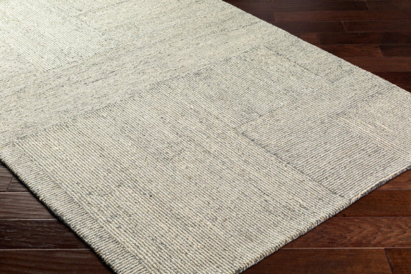 Livabliss Maroc Hand Tufted Wool Area Rug Moroccan Geometric Pattern for Entryways and Baths Gray, Cream 8'10" x 12' MAR2330-81012