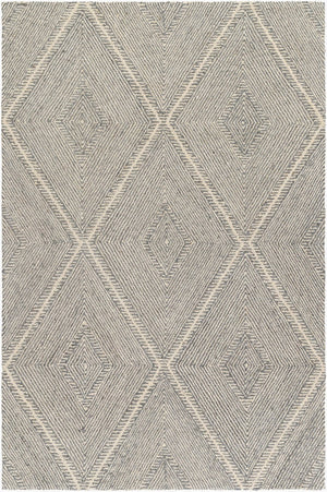 Livabliss Maroc Hand Tufted Wool Area Rug Low Pile Artisan Craft for Entryway or Bohemian Space MAR2333-23