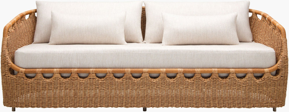 Surya Marvella Plush Foam Cushion Outdoor Sofa for Patio or Living Room Casual Comfort MARV002-308433