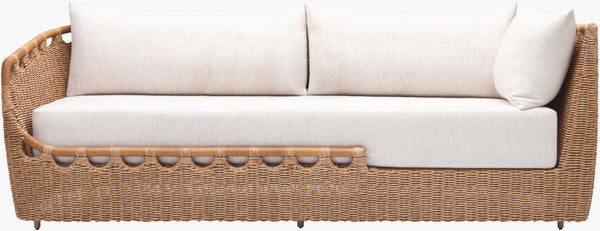 Surya Marvella Low Profile Sectional Sofa Foam Cushions Versatile Indoor Outdoor Patio Use MARV005-308333
