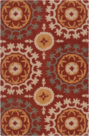 Surya Matmi Hand Tufted Wool Accent Rug Global Motif Artisan Crafted for Entryways MAT5410-23