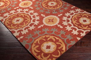 Surya Matmi Hand Tufted Wool Accent Rug Global Motif Artisan Crafted for Entryways MAT5410-23