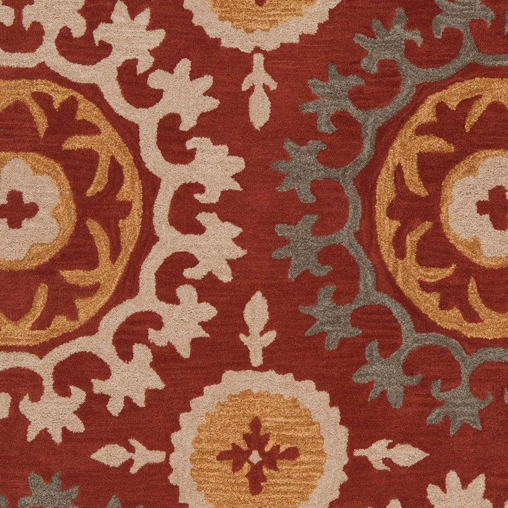 Surya Matmi Hand Tufted Wool Accent Rug Global Motif Artisan Crafted for Entryways MAT5410-23
