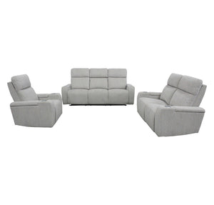 Parker House Parker Living Orpheus - Bisque Power Reclining Sofa Loveseat and Recliner Bisque 100% Polyester (W) MORP-321TPH-BIS