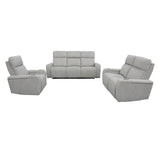 Parker Living Orpheus - Bisque Power Reclining Sofa Loveseat and Recliner