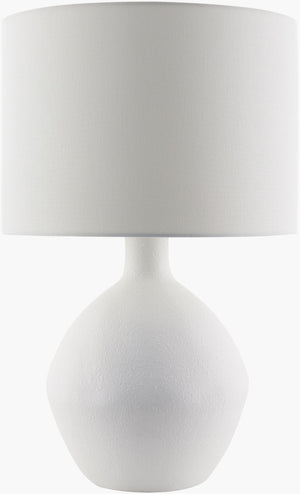 Livabliss Mably Ceramic Table Lamp with Linen Shade Warm Ambient Glow for Classic Interiors MAY-001