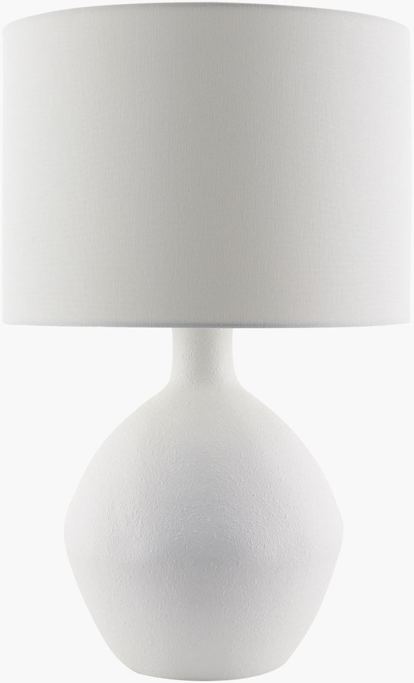 Livabliss Mably Ceramic Table Lamp with Linen Shade Warm Ambient Glow for Classic Interiors MAY-001