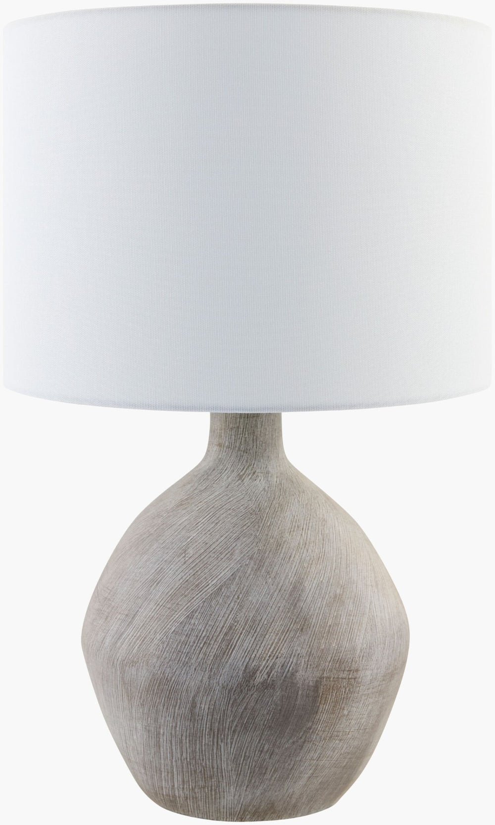 Livabliss Mably Ceramic Table Lamp with Linen Shade for Bedside or Living Room Decor MAY-003