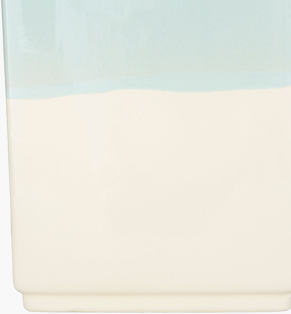 Surya Malloy 26" Ceramic Accent Table Lamp With Beige Linen Shade - Timeless Elegance For Your Home Body, Aqua Ceramic,Linen May260-tbl