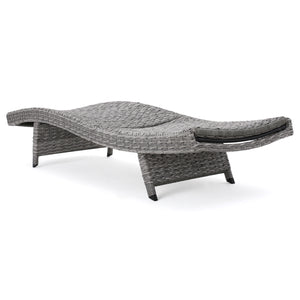 English Elm Christopher Knight Home® - Crete Wicker Chaise Lounge - Stylish, Adjustable Outdoor Seating For Patios, Pools & Coastal Retreats 58997.00MP2