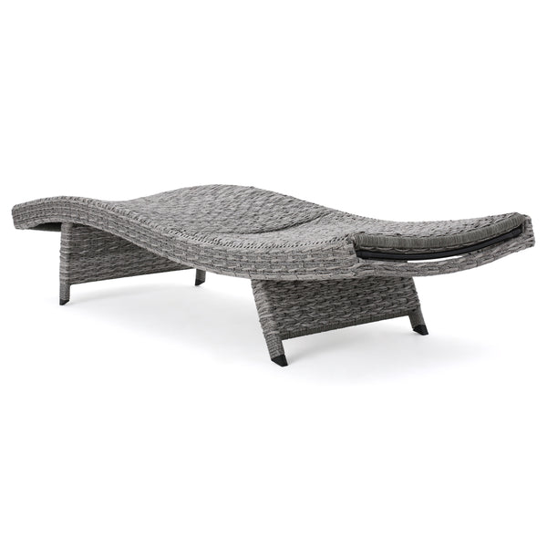 English Elm Christopher Knight Home® - Crete Wicker Chaise Lounge - Stylish, Adjustable Outdoor Seating For Patios, Pools & Coastal Retreats 58997.00MP2