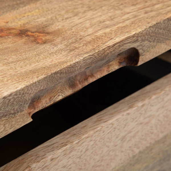 English Elm Hunter Lift Top Coffee Table - Rustic Mango Wood, Industrial Design With Ample Storage Space B136P158733