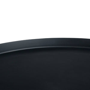 English Elm Monet Metal Side Table - Sleek Black Industrial Design For Modern Living Spaces & Versatile Use B136P158949