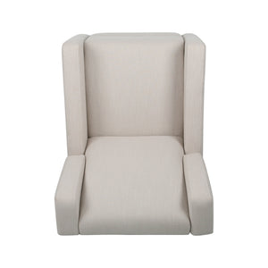 English Elm Christopher Knight Home® - Swivel Recliner Pushback Chair with Lever & Wingback Design, Space-Saving Swivel Recliner for Living Room Beige 67547.00BGE