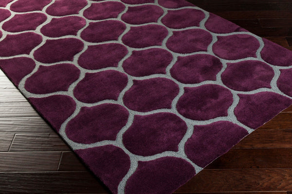 Surya Mamba Mba-9001 5' X 8' Hand-tufted Rug - Elegant Global Design For Eclectic Home Decor Bliss! Burgundy Polyester Mba9021-268