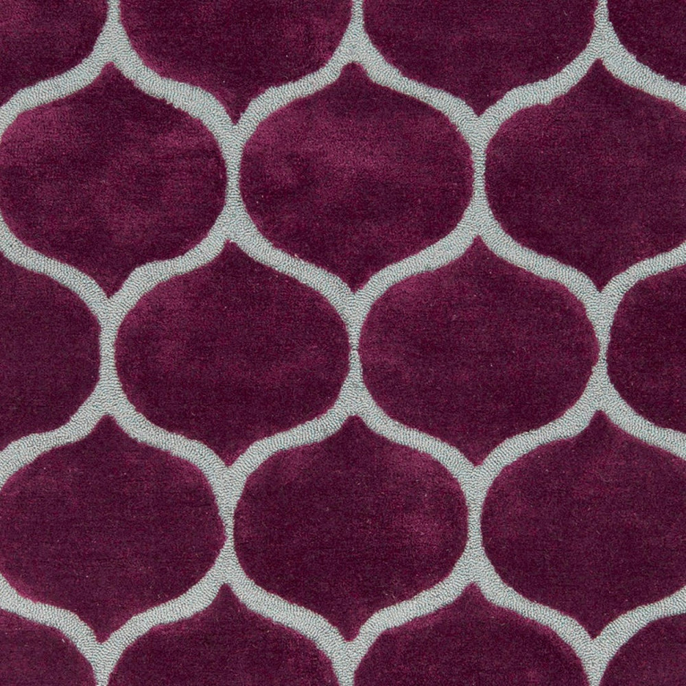 Surya Mamba Mba-9001 5' X 8' Hand-tufted Rug - Elegant Global Design For Eclectic Home Decor Bliss! Burgundy Polyester Mba9021-268