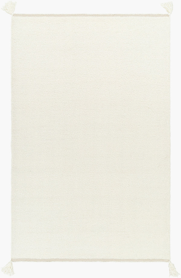 Surya Merino Boucle Handmade 2' X 3' Wool Area Rug - Luxurious, Durable, Spot Clean & Timeless Elegance Ivory Nz Wool Mbc2300-23