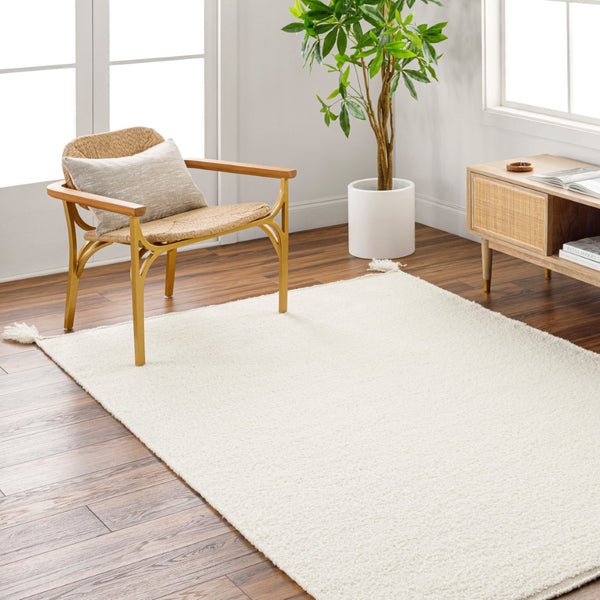 Surya Merino Boucle Handmade 2' X 3' Wool Area Rug - Luxurious, Durable, Spot Clean & Timeless Elegance Ivory Nz Wool Mbc2300-23