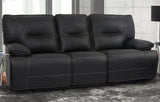 Parker House Parker Living Spartacus - Black Power Reclining Sofa Black 70% Polyester, 30% PU (W) MSPA#832PH-BLC