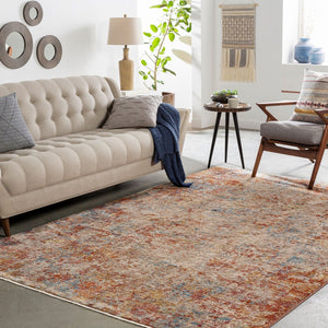 Livabliss Mirabel Geometric Area Rug with Fringe Mid Century Modern Style for Large Living Rooms Dusty Coral, Ru 12' x 15' MBE2300-1215