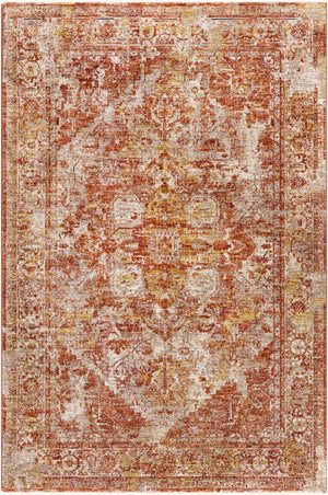 Livabliss Mirabel Turkish Machine Woven Polyester Area Rug with Traditional Pattern for Living Rooms Dusty Coral, Ru 10' x 13'11" MBE2304-1014