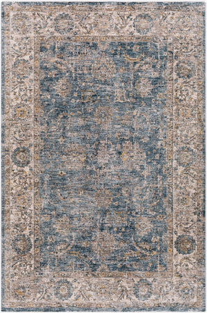 Livabliss Mirabel Turkish Machine Woven Polyester Area Rug for Living and Dining Rooms Teal, Pale Blue 10' x 13'11" MBE2305-1014
