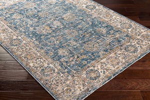 Livabliss Mirabel Turkish Machine Woven Polyester Area Rug for Living and Dining Rooms Teal, Pale Blue 10' x 13'11" MBE2305-1014
