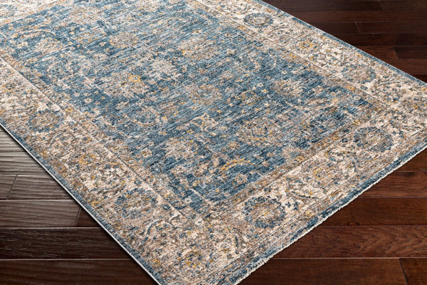 Livabliss Mirabel Turkish Machine Woven Polyester Area Rug for Living and Dining Rooms Teal, Pale Blue 10' x 13'11" MBE2305-1014