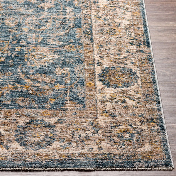 Livabliss Mirabel Turkish Machine Woven Polyester Area Rug for Living and Dining Rooms Teal, Pale Blue 10' x 13'11" MBE2305-1014