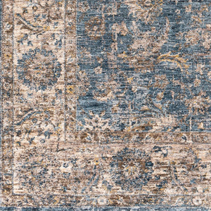 Livabliss Mirabel Turkish Machine Woven Polyester Area Rug for Living and Dining Rooms Teal, Pale Blue 10' x 13'11" MBE2305-1014