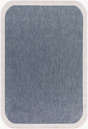 Livabliss Miami Beach Coastal Polypropylene Area Rug for Entryways Patios and High Traffic Spaces Blue, Cream 9'2" x 12' MBH2300-9212