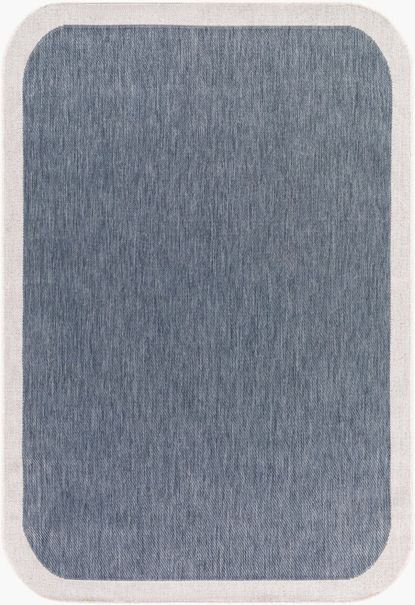 Livabliss Miami Beach Coastal Polypropylene Area Rug for Entryways Patios and High Traffic Spaces Blue, Cream 9'2" x 12' MBH2300-9212