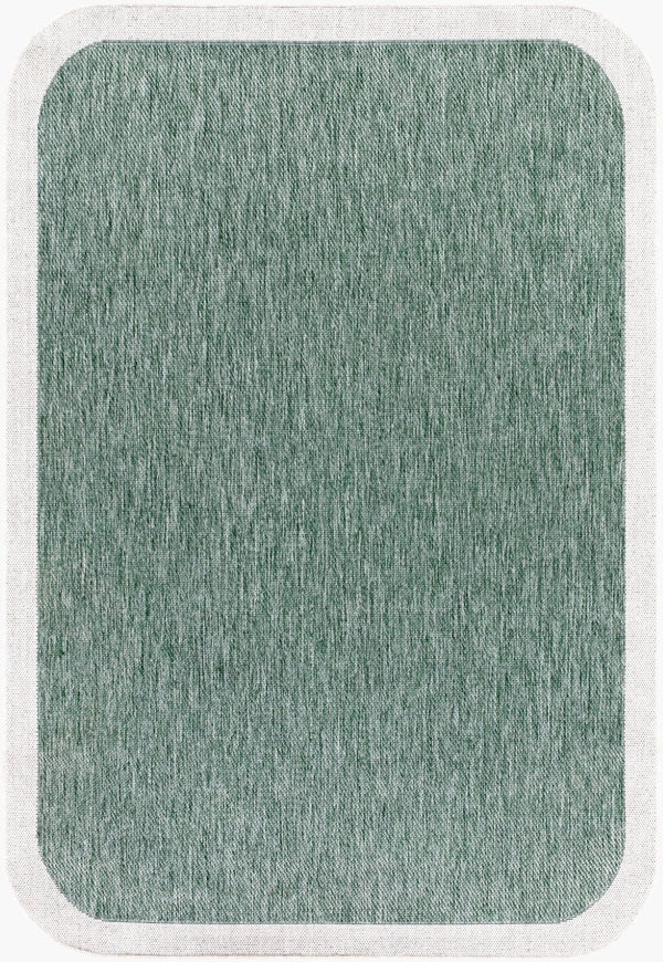 Livabliss Miami Beach Coastal Polypropylene Area Rug for Entryways Patios and High Traffic Spaces Medium Green, C 9'2" x 12' MBH2304-9212