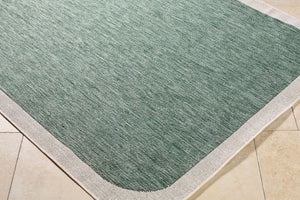 Livabliss Miami Beach Coastal Polypropylene Area Rug for Entryways Patios and High Traffic Spaces Medium Green, C 9'2" x 12' MBH2304-9212