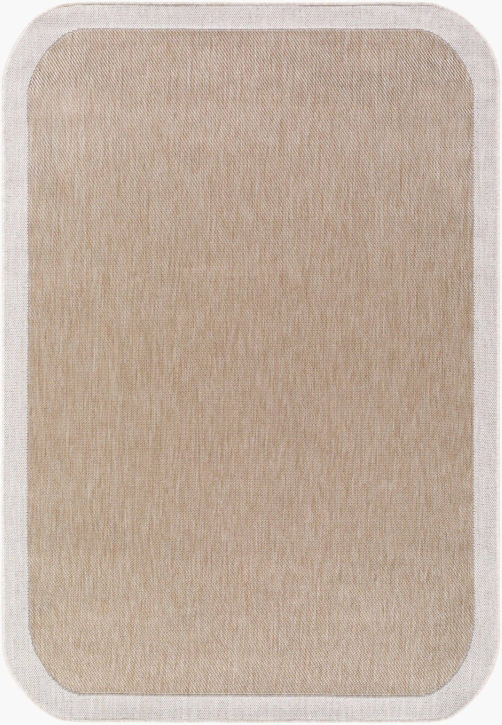 Livabliss Miami Beach Polypropylene Coastal Rug Turkish Woven for Entryway Patio or Bath Tan, Cream 9'2" x 12' MBH2306-9212