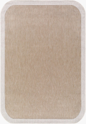 Livabliss Miami Beach Polypropylene Coastal Rug Turkish Woven for Entryway Patio or Bath Tan, Cream 9'2" x 12' MBH2306-9212