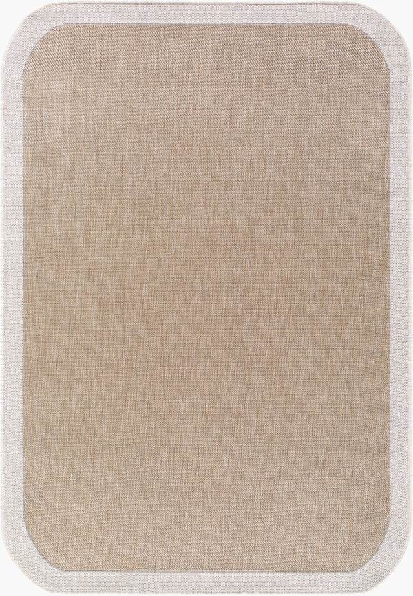 Livabliss Miami Beach Polypropylene Coastal Rug Turkish Woven for Entryway Patio or Bath Tan, Cream 9'2" x 12' MBH2306-9212