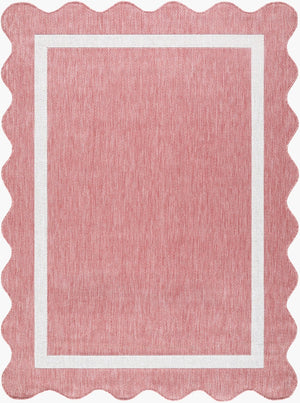 Livabliss Miami Beach Coastal Traditional Polypropylene Rug for Entryways and Outdoor Patios Rose, Cream 2'4" x 3'9" MBH2324-2745