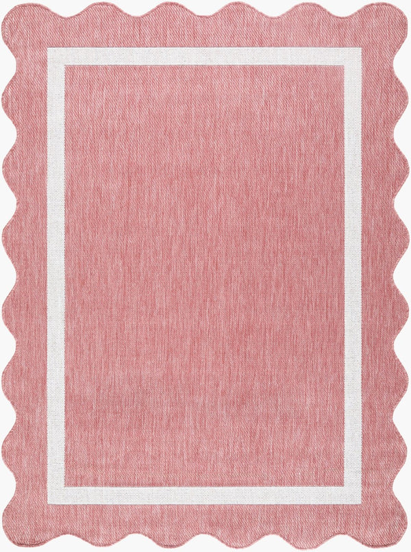 Livabliss Miami Beach Coastal Traditional Polypropylene Rug for Entryways and Outdoor Patios Rose, Cream 2'4" x 3'9" MBH2324-2745