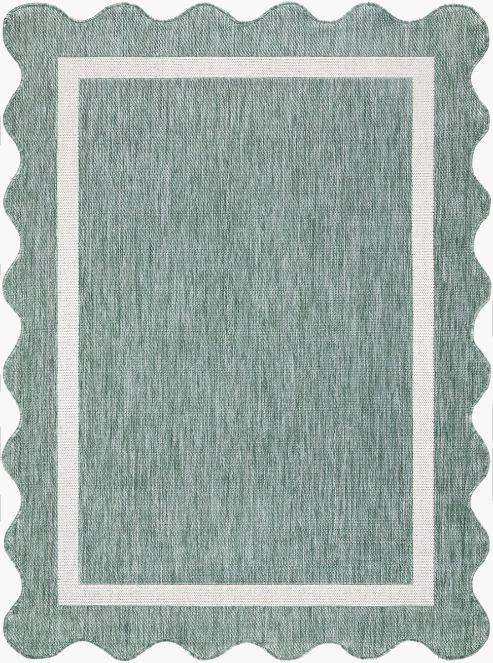 Livabliss Miami Beach Coastal Traditional Polypropylene Rug for Indoor Outdoor Patio Use Medium Green, C 2'4" x 3'9" MBH2326-2745